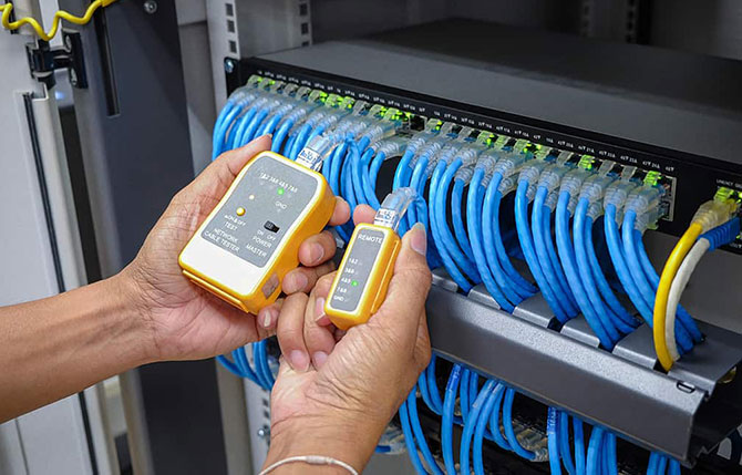 Δομημενη καλωδιωση (ethernet/fibre optic)